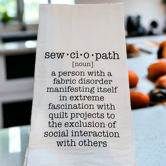 sew-ci-o-path Dish Towel / Dishcloth