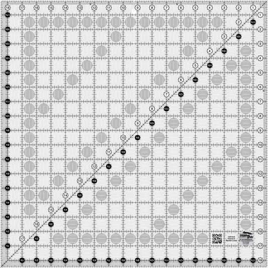 Creative Grids Quilt Ruler 18 1/2" Square