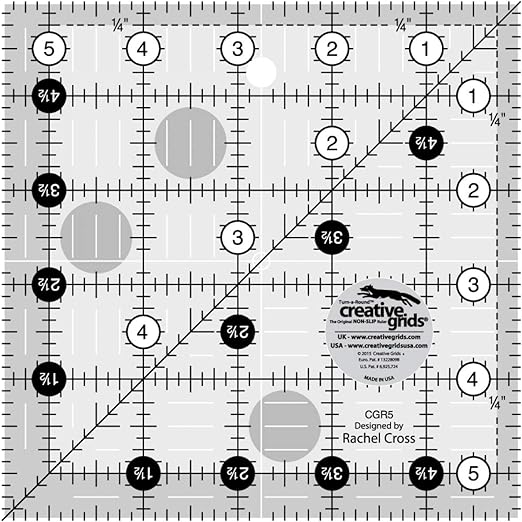 Creative Grids Quilt Ruler 5 1/2" Square