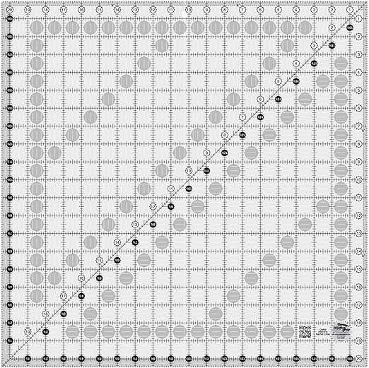 Creative Grids Quilt Ruler 20 1/2" Square
