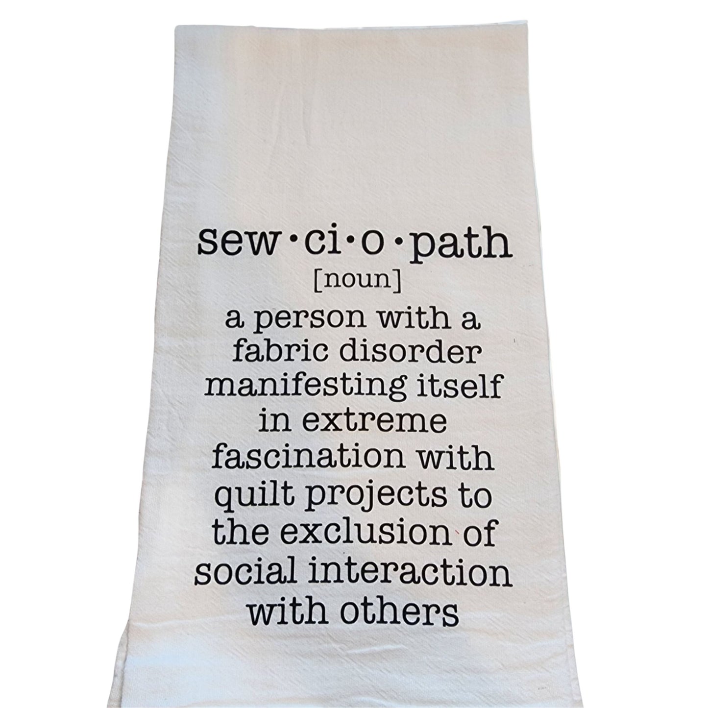 sew-ci-o-path Dish Towel / Dishcloth
