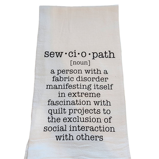 sew-ci-o-path Dish Towel / Dishcloth